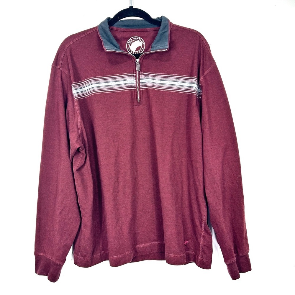 JOHN BARTLETT 1/4 zip pullover sweater Z17